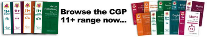 CGP 11+ Books